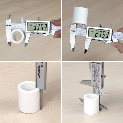 Digital Caliper 150mm — Large LCD, Stainless Steel