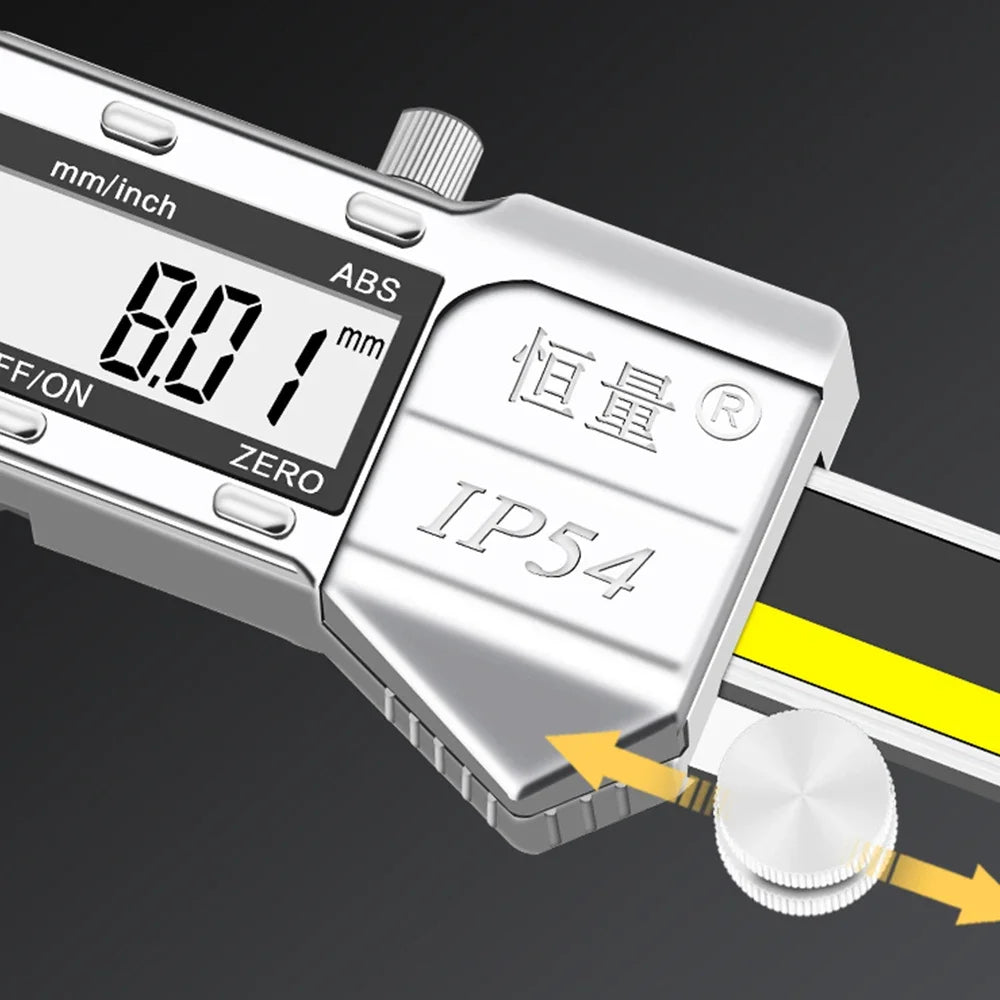 Digital Brake Disc & Groove Caliper — CE Certified, 0.01mm Precision