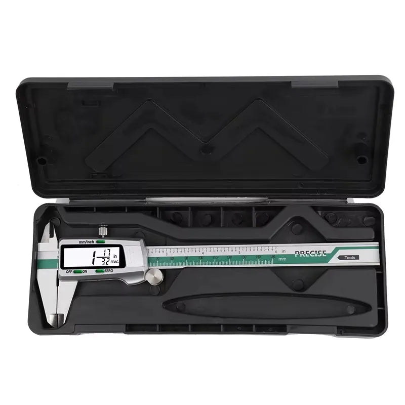 Digital Vernier Caliper 150mm — Fraction/MM/Inch, 0.01mm Precision