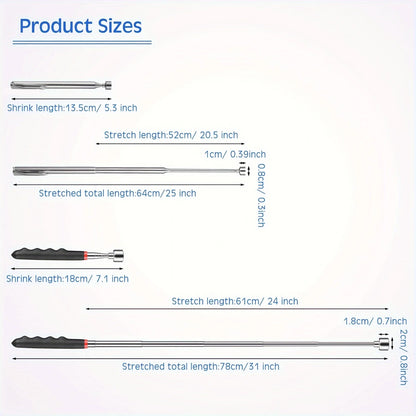 Telescopic Magnetic Picking Tool — Extendable Reach