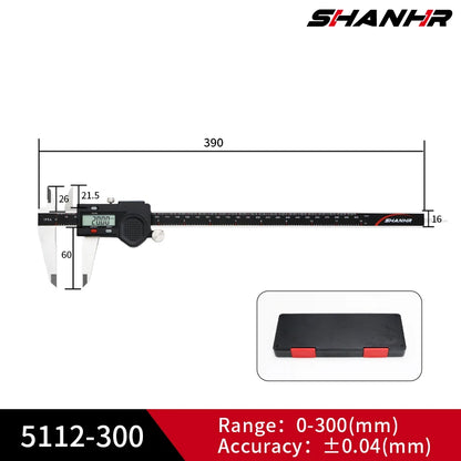 Hardened Stainless Steel Digital Caliper — 0.03mm Accuracy, Multiple Sizes